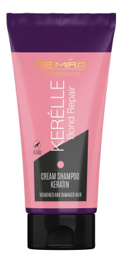 Крем-шампунь DeMira Professional Kerelle Bond Repair Cream Keratin Shampoo для ослабленных и поврежденных волос 90 мл фото 1