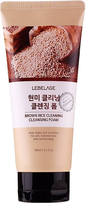 Очищувальна пінка для вмивання Lebelage Brown Rice 180 мл