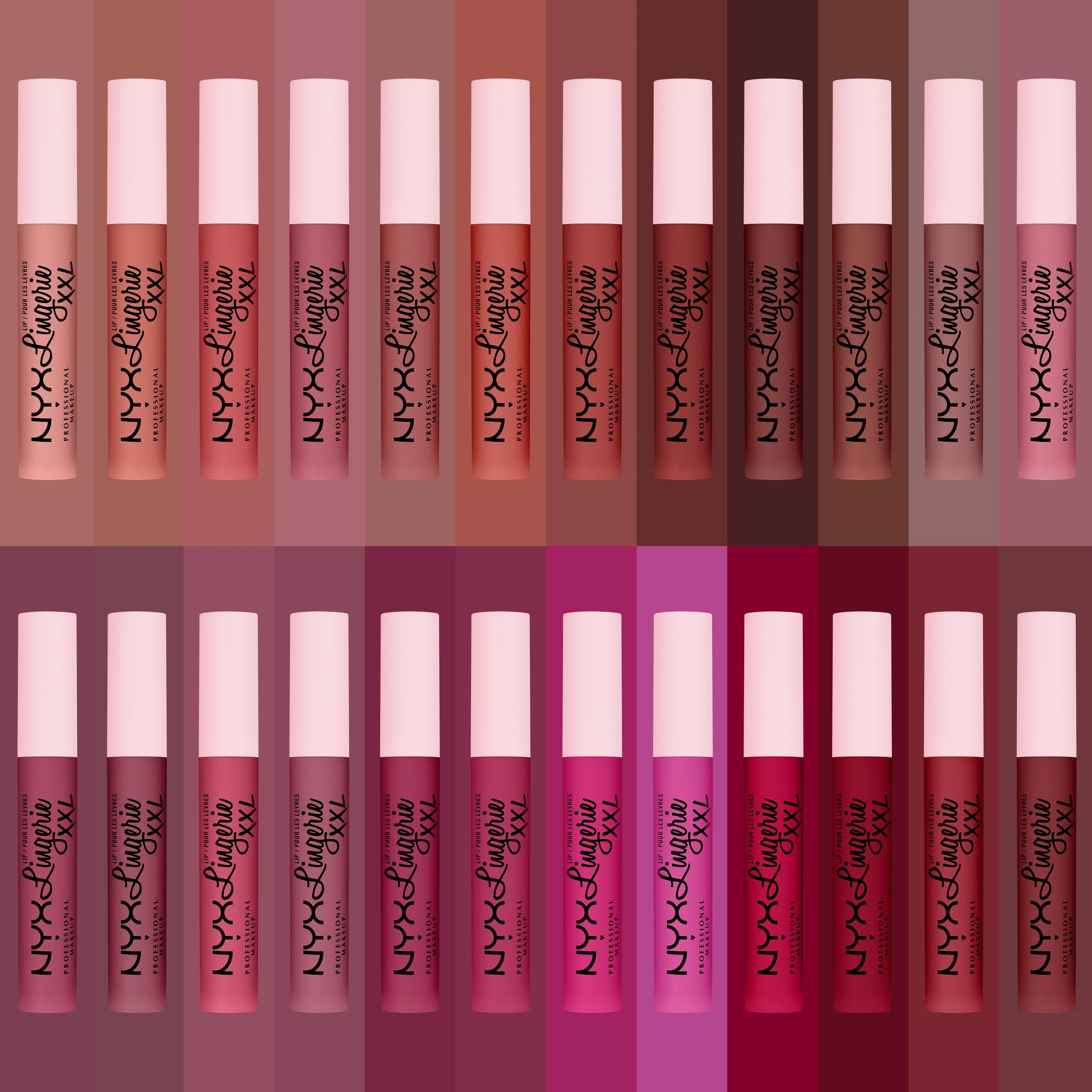 Помада для губ NYX Professional Makeup Lip Lingerie XXL Matte Liquid Lipstick рідка матова 02 Turn On 4 мл фото 5