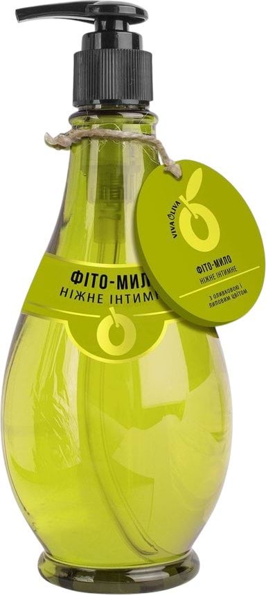 Мило для інтимної гігієни Viva Oliva з оливковою олією і липовим цвітом 400 мл