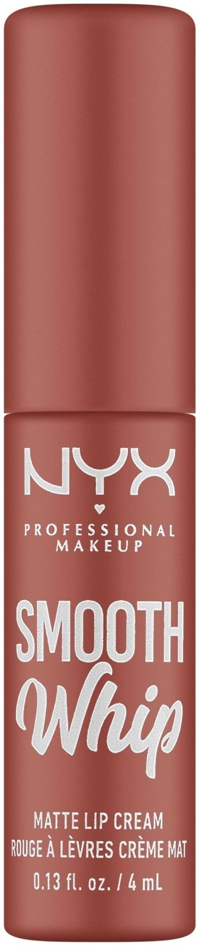 Помада для губ NYX Professional Makeup Smooth Whip Matte Lip Cream кремовая жидкая матовая 04 Teddy Fluff 4 мл