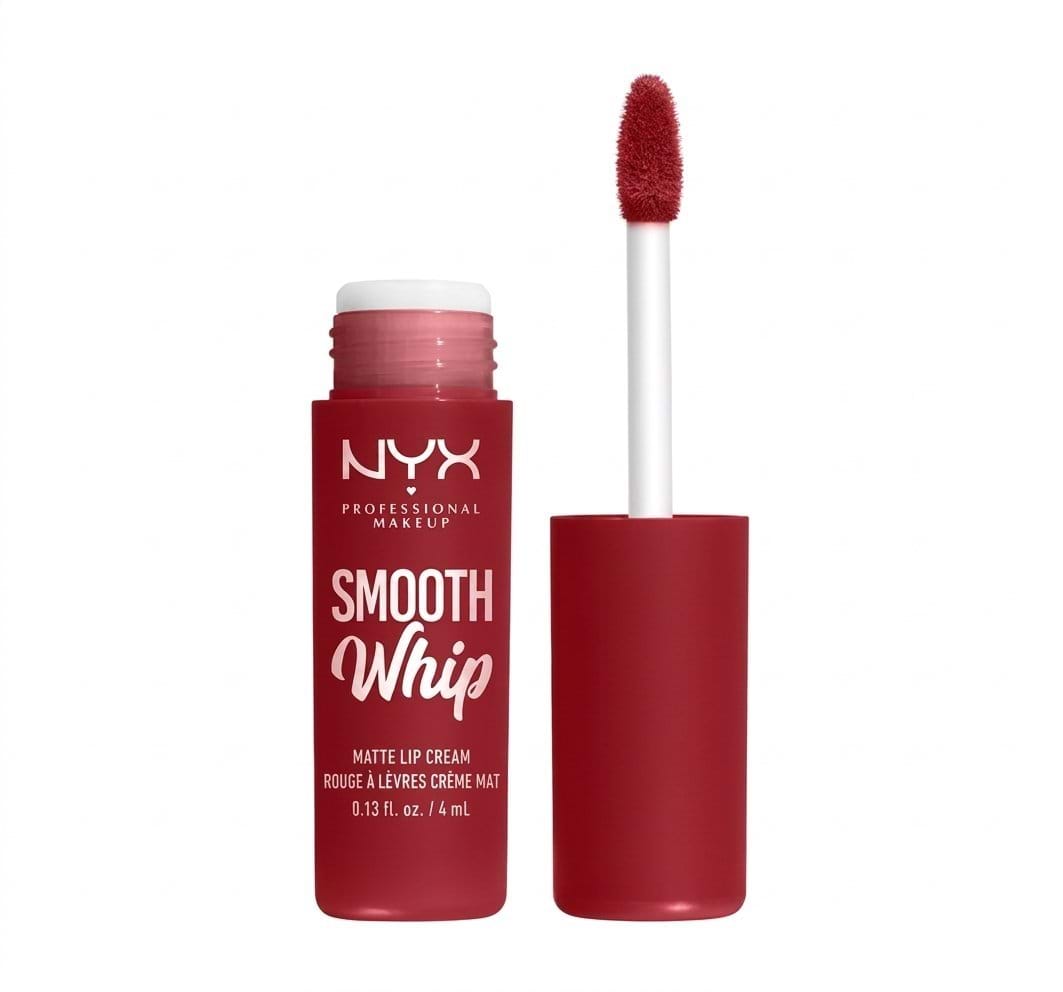 Помада для губ NYX Professional Makeup Smooth Whip Matte Lip Cream кремова рідка матова 14 Velvet Robe 4 мл фото 1