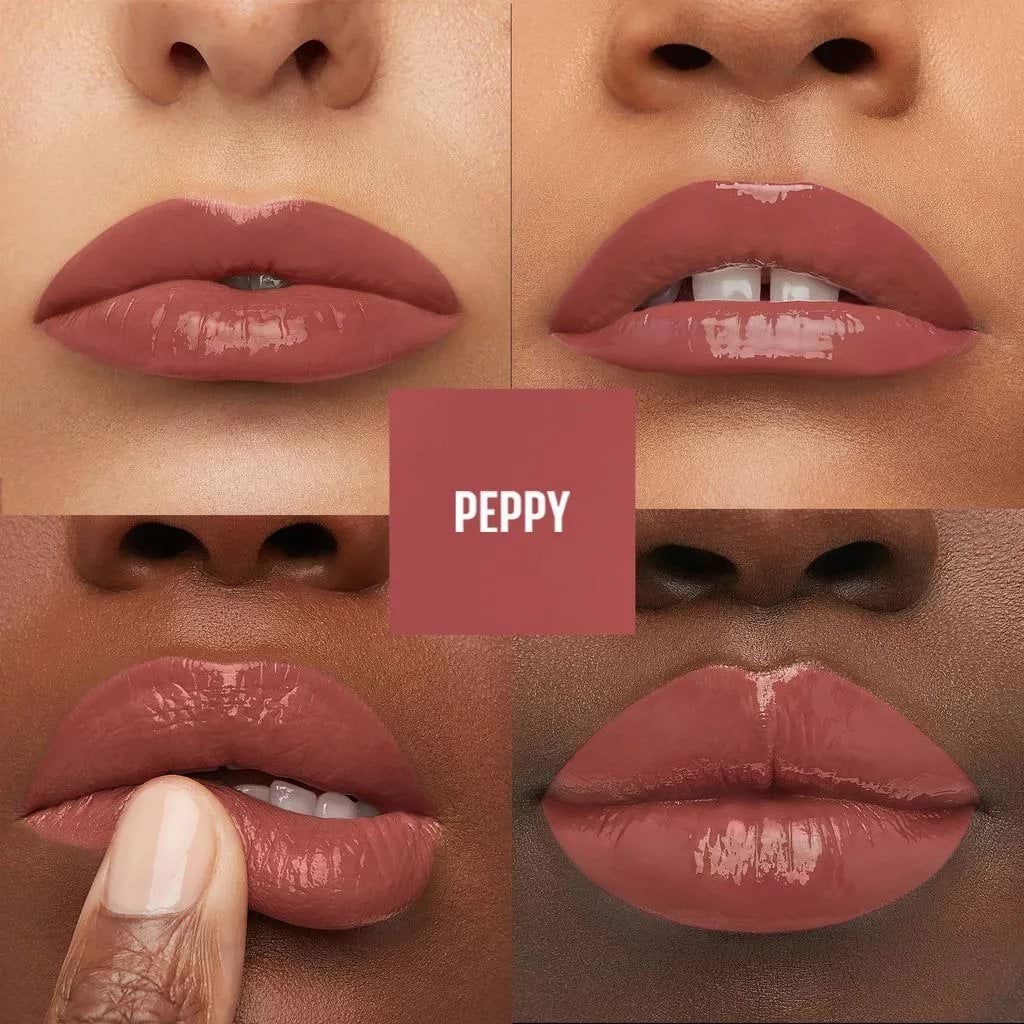 Помада для губ Maybelline New York Super Stay Vinyl Ink Liquid Lipstick стойкая жидкая 115 Peppy 4.2 мл фото 2