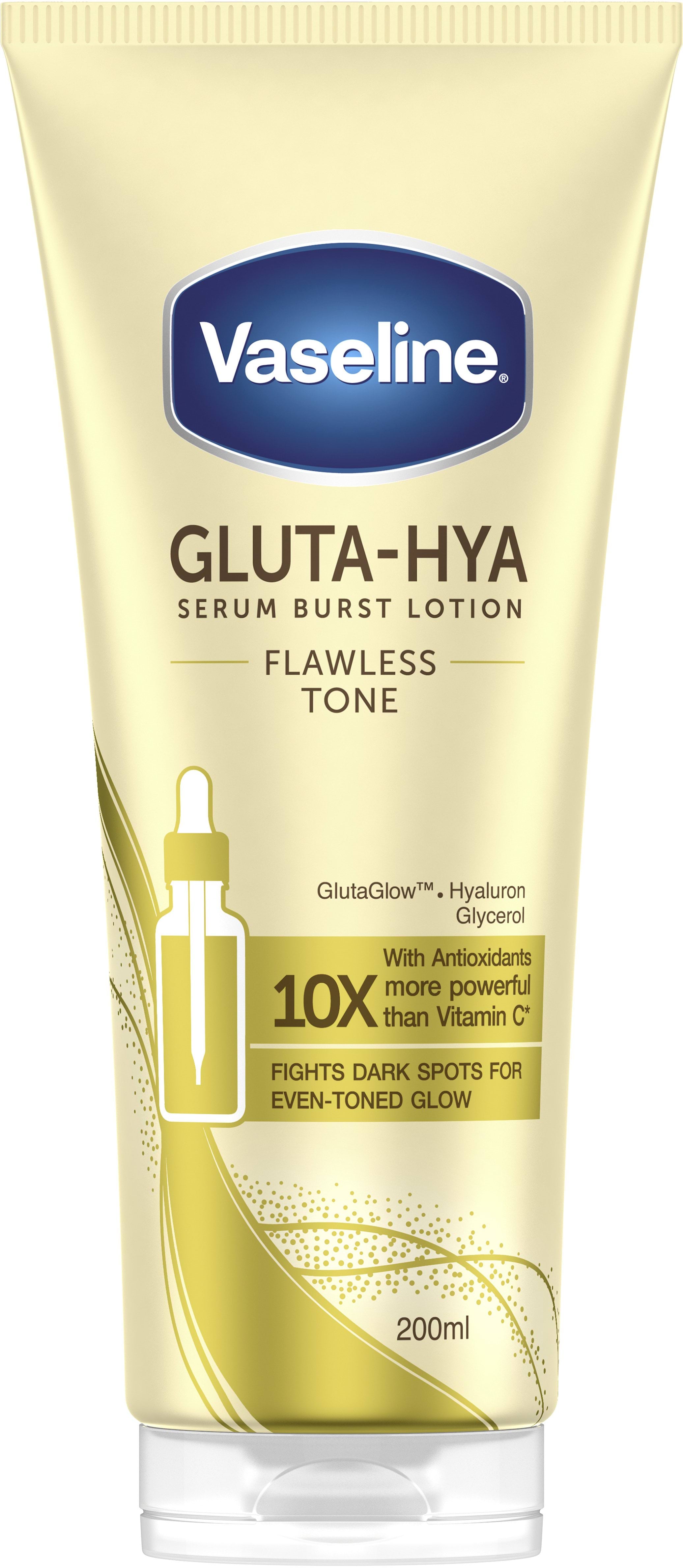 Лосьйон для тіла Vaseline Gluta Hya з гіалуроном для бездоганного тону 200 мл