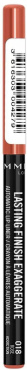 Карандаш для губ Rimmel Lasting Finish Exaggerate 018 Rose Addiction 0.35 г фото 2