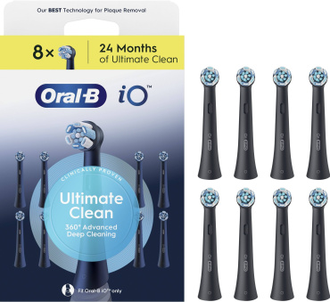 Сменные насадки для электрической зубной щётки Oral-B iO Максимальная очистка 8 шт. фото 1