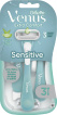 Одноразові станки для гоління (бритви) жіночі Venus Smooth Sensitive 3 шт.
