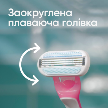 Одноразові станки для гоління (бритви) жіночі Venus Tropical Extra Comfort 3 шт. фото 2