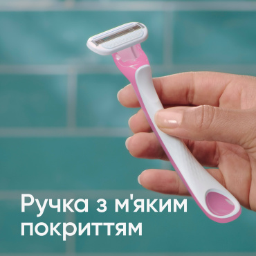 Одноразові станки для гоління (бритви) жіночі Venus Tropical Extra Comfort 3 шт. фото 3