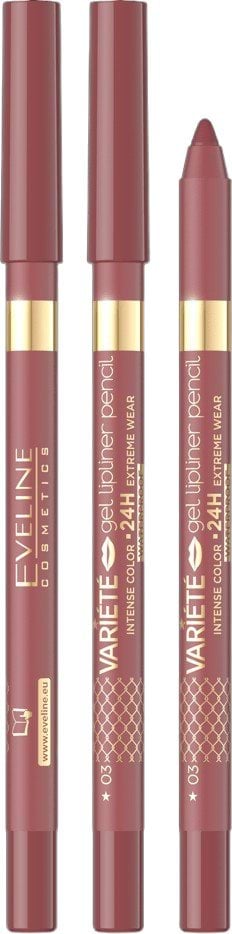 Карандаш для губ Eveline Variete Gel Lipliner Pencil Waterproof 03, 1.2 г