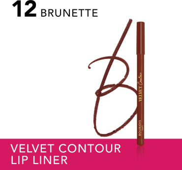 Карандаш для губ Bourjois Velvet Contour Liner 12 Brunette 1.14 г фото 2