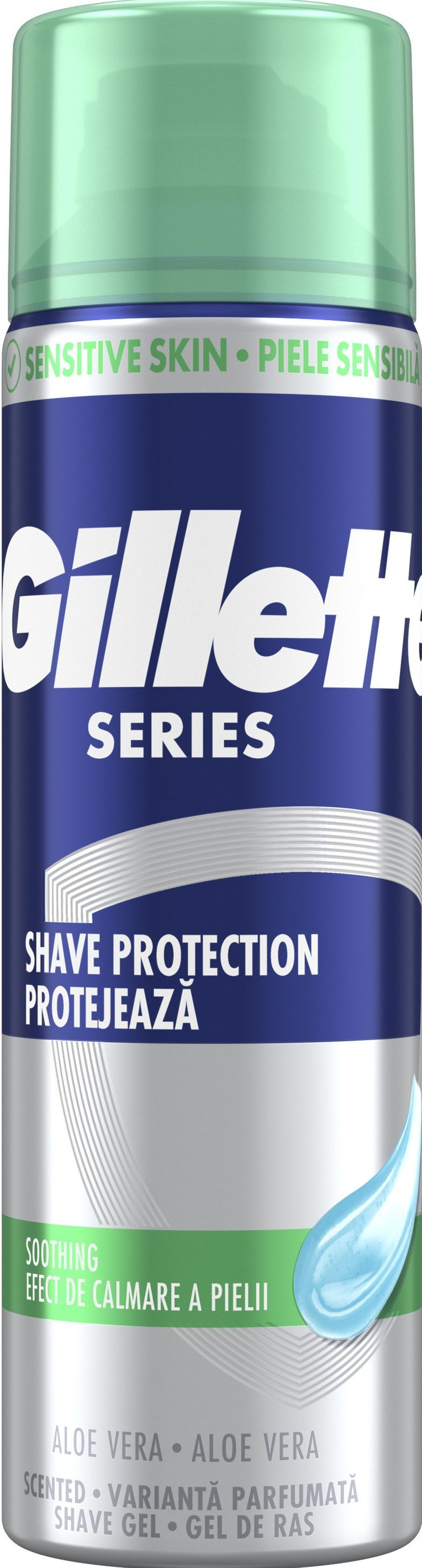 Гель для гоління Gillette Series Sensitive Skin для чутливої шкіри 200 мл 1