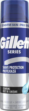 Гель для бритья Gillette Series Очищающий с углем 200 мл