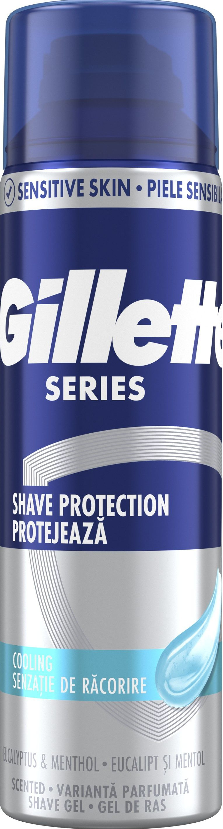 Гель для гоління Gillette Series Охолоджувальний з евкаліптом 200 мл 1