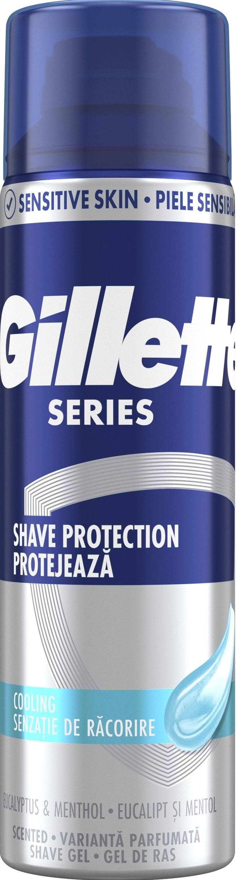 Гель для гоління Gillette Series Охолоджувальний з евкаліптом 200 мл