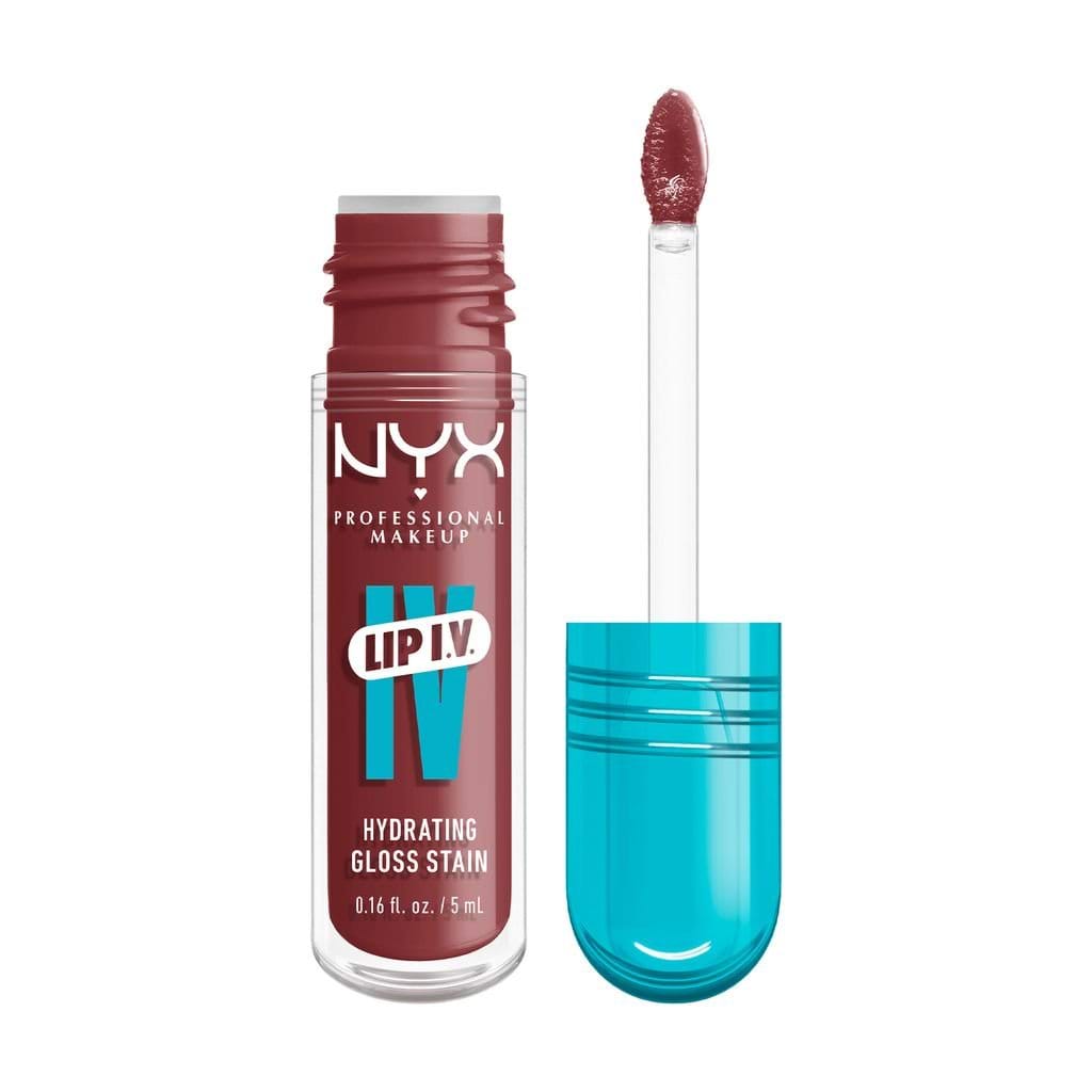 Блиск-тінт для губ NYX Professional Makeup Lip I.V. Hydrating Lip Gloss Stain 02 Hydra Honey 5 мл фото 1