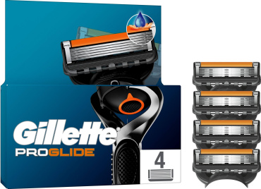 Змінні картриджі для гоління (леза) чоловічі Gillette Fusion ProGlide 4 шт. фото 7