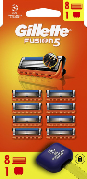 Сменные картриджи для бритья (лезвия) мужские Gillette Fusion5, 8 шт. фото 1