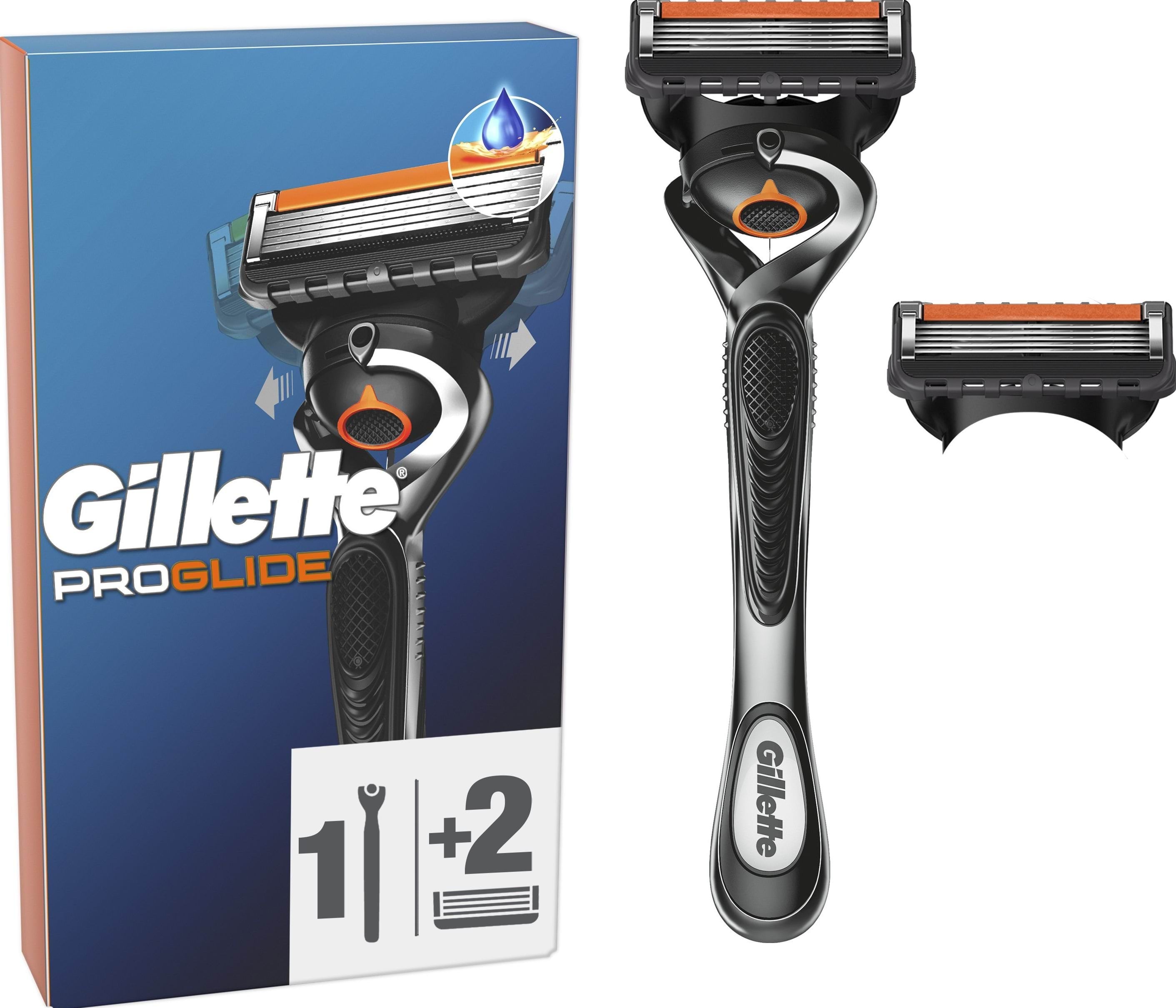 Станок для гоління чоловічий (бритва) Gillette Fusion ProGlide Flexball з 2 змінними картриджами