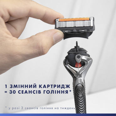 Станок для гоління чоловічий (бритва) Gillette Fusion ProGlide Flexball з 2 змінними картриджами фото 6
