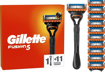 Станок для бритья мужской (бритва) Gillette Fusion5 с 11 сменными картриджами фото 7