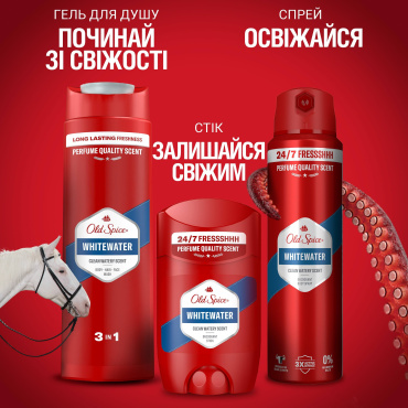 Гель для душа 3-в-1 Old Spice Whitewater 400 мл фото 9