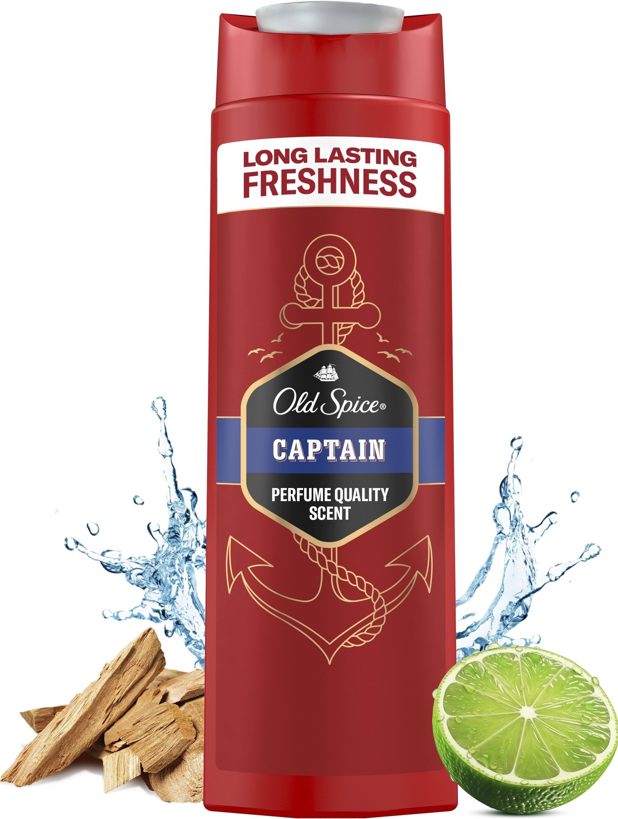 Гель для душу + шампунь Old Spice 3-в-1 Captain 400 мл 1