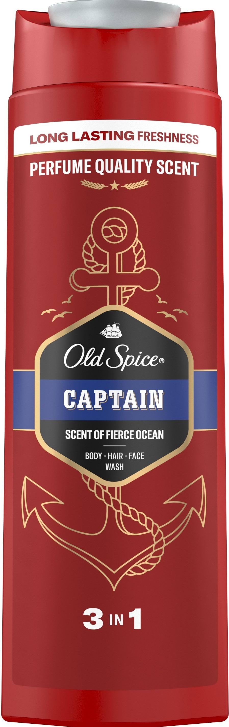 Гель для душу 3-в-1 Old Spice Captain 400 мл
