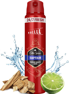 Аерозольний дезодорант Old Spice Captain 250 мл фото 7