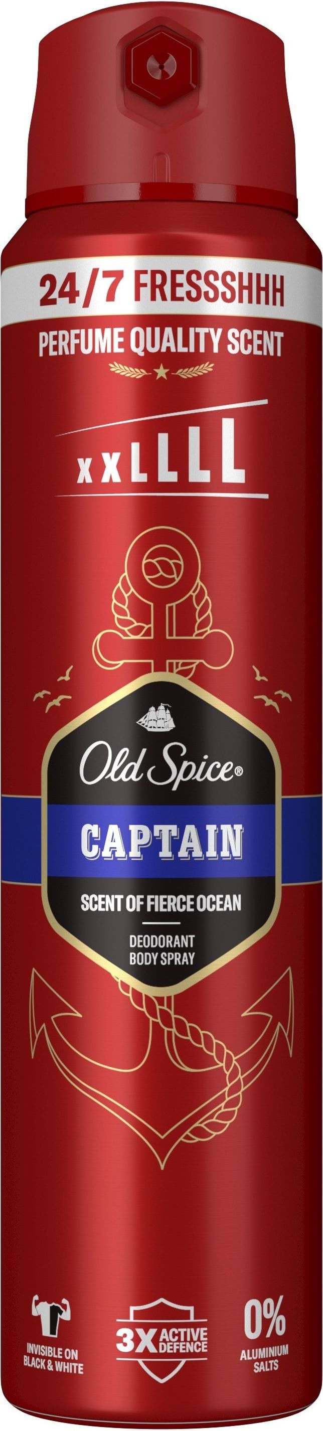 Аерозольний дезодорант Old Spice Captain 250 мл