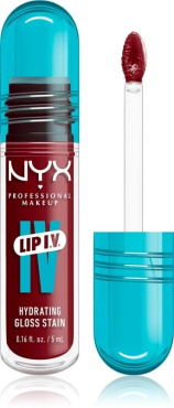 Блиск-тінт для губ NYX Professional Makeup Lip I.V. Hydrating Lip Gloss Stain 13 Cranberry Splash 5 мл фото 2