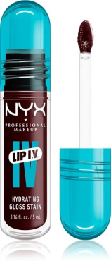 Блиск-тінт для губ NYX Professional Makeup Lip I.V. Hydrating Lip Gloss Stain 15 Water 'Bout Wine? 5 мл фото 2