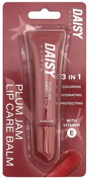 Бальзам для губ Daisy Colors Plum Jam Lip Care Balm Сливовий джем 15 мл фото 1