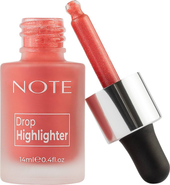 Хайлайтер для лица Note Drop Highlighter 01 Pearl Rose 14 мл фото 2