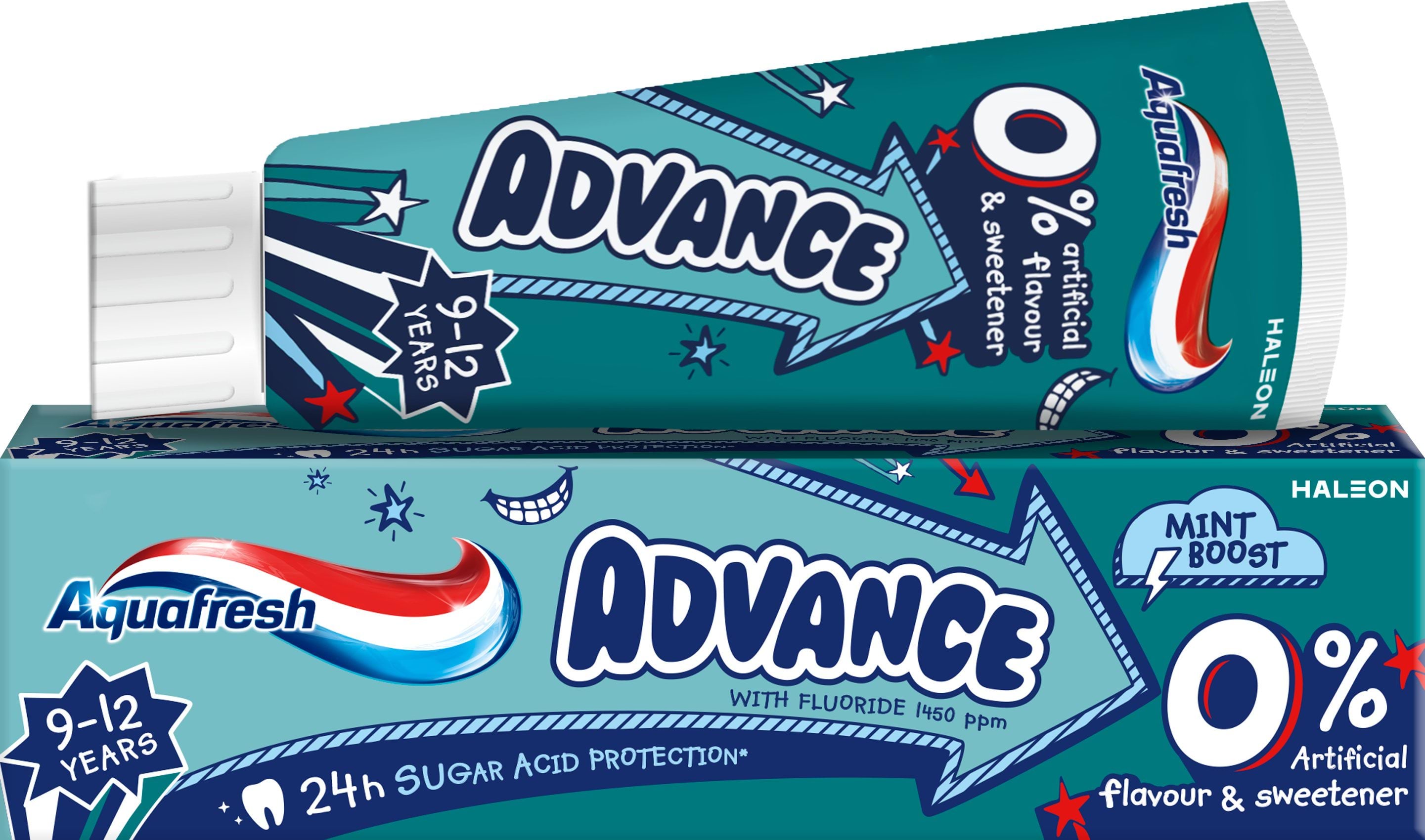 Зубна паста Aquafresh Едванс для дітей 9-12 років 75 мл 1
