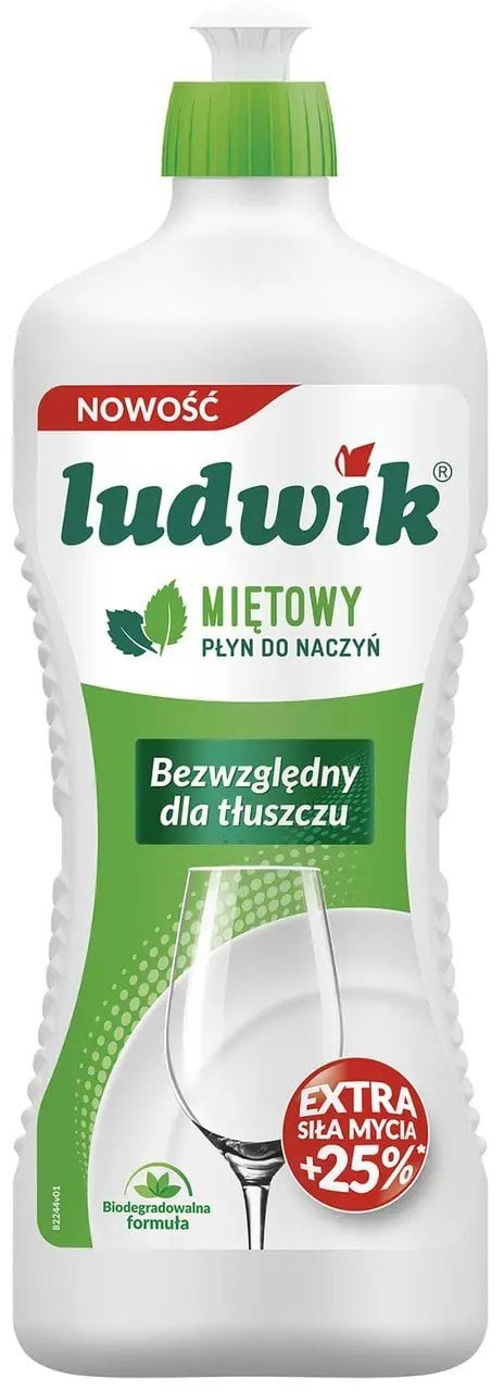 Ludwik РІДИНА ДЛЯ МИТТЯ ПОСУДУ М'ЯТА 900 г