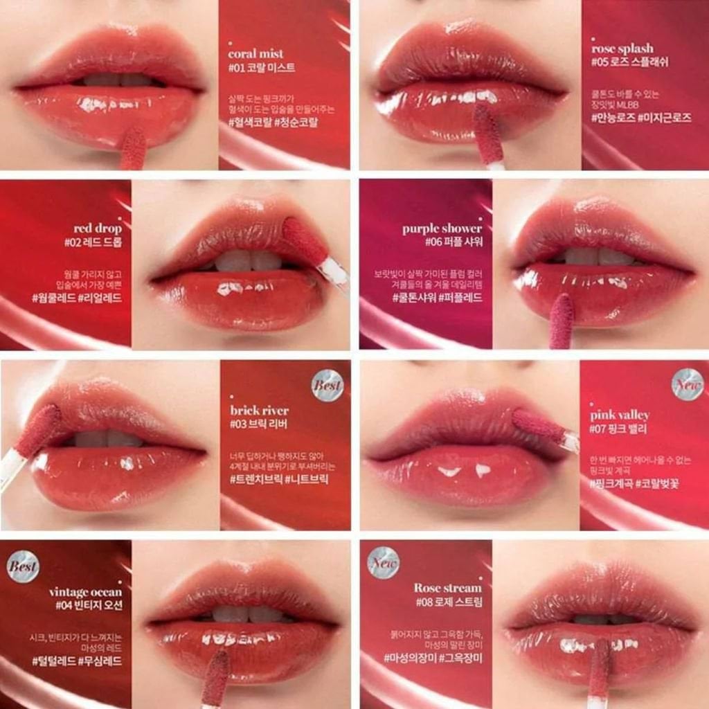 Тінт для губ Rom&Nd Glasting Water Tint 05 Rose Splash 4 г фото 4