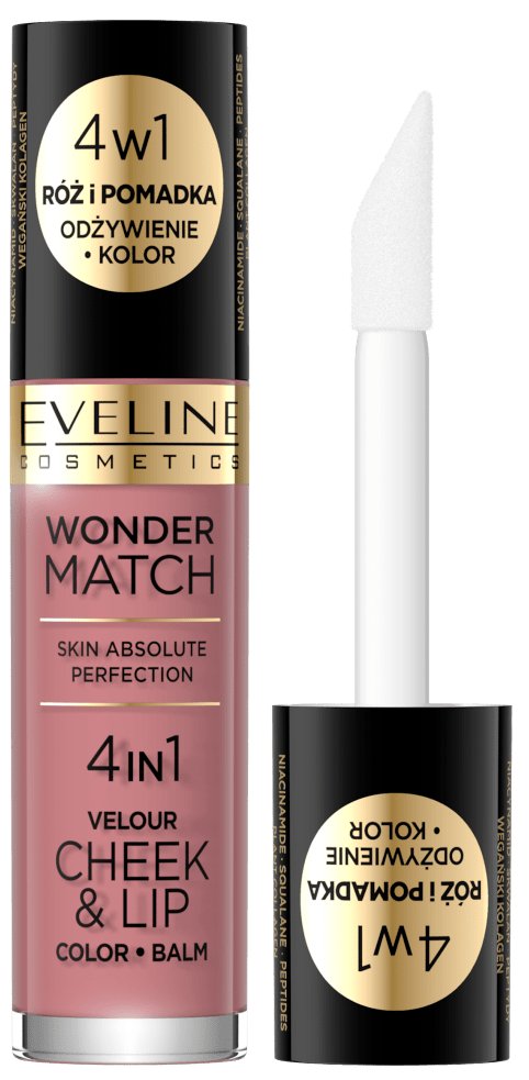 Тінт для губ і щік Eveline Cosmetics Wonder Match 02, 4,5 мл 1
