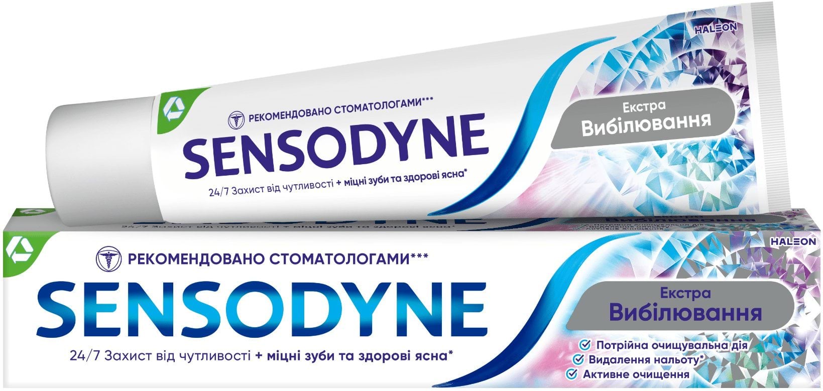 Зубна паста Sensodyne Екстра Вибілювання 75 мл 8