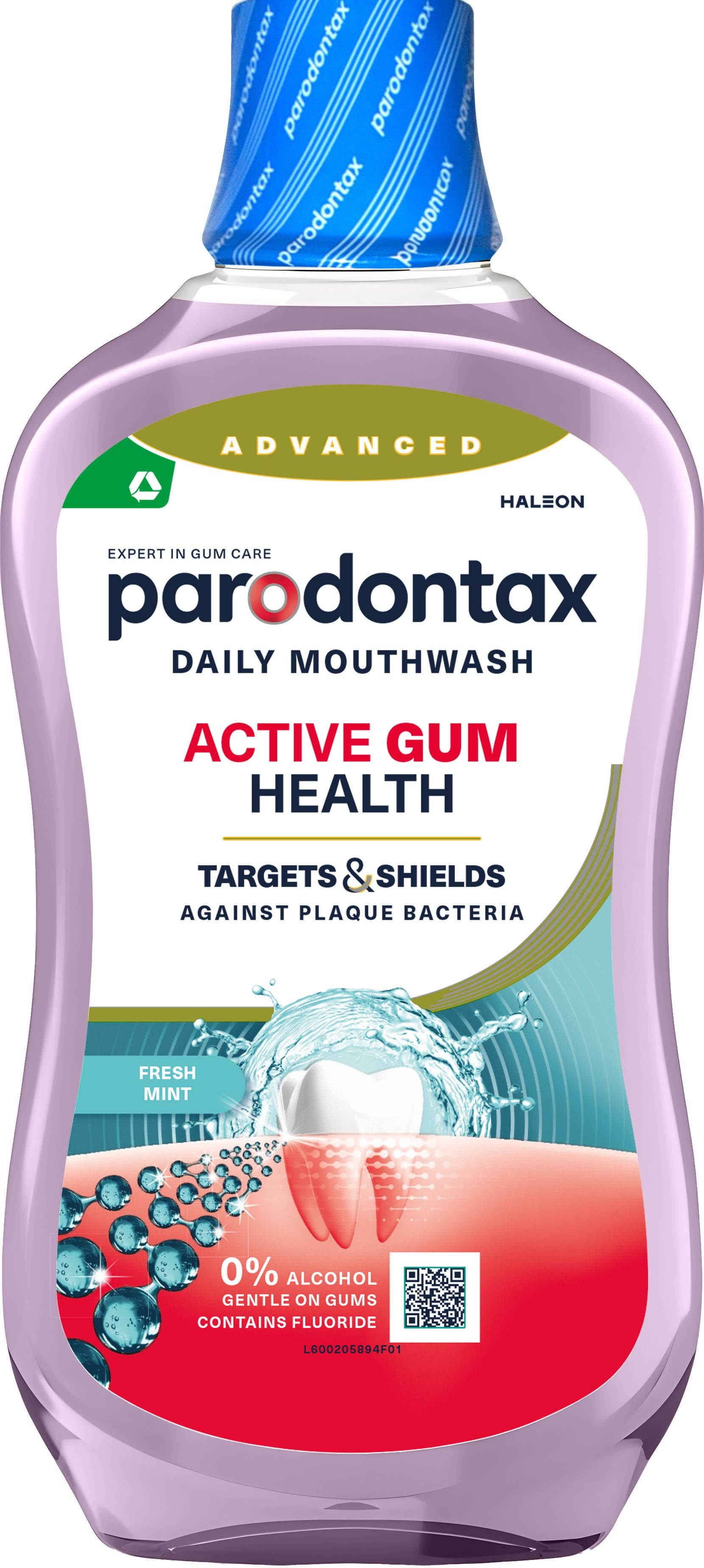 Ополіскувач для рота Parodontax Active Gum Health Fresh Mint, 500 мл 1
