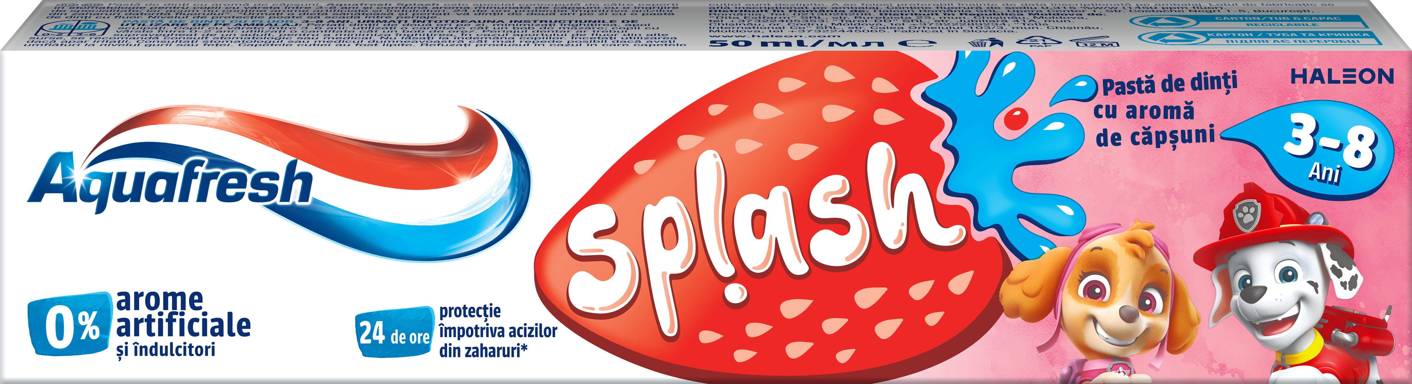 Зубна паста Aquafresh Сплаш для дітей 2-8 років 50 мл 1