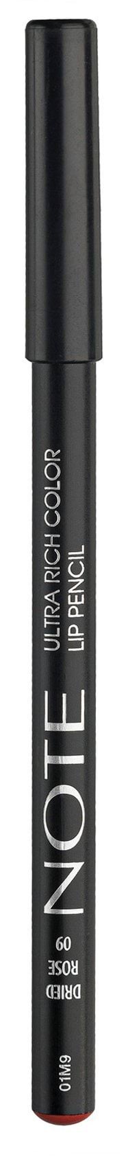 Ультранасичений олівець для губ Note Ultra Rich Color 9, 1.1 г 3
