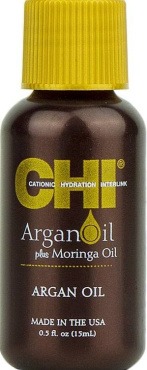 Олія для волосся CHI Argan Oil Plus Moringa Oil відновлювальна 15 мл фото 5