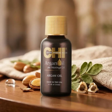 Олія для волосся CHI Argan Oil Plus Moringa Oil відновлювальна 15 мл фото 3