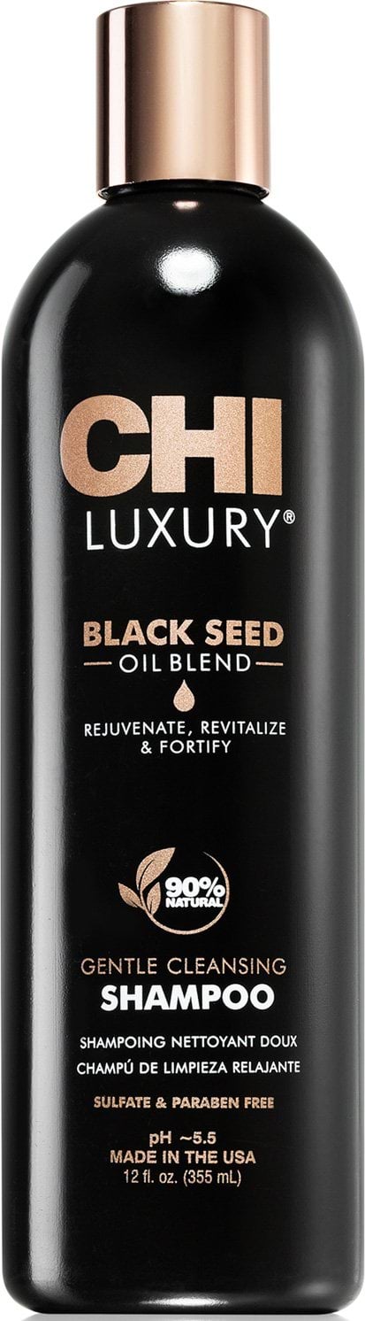 CHI Шампунь делікатного очищення з олією чорного кмину Luxury Black Seed Oil, 355 мл