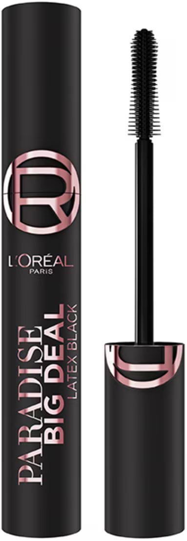 L`Oreal туш д/вій Paradise Big Deal LATEX BLACK, екстрачорна, 9.9 мл