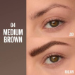 Засіб для брів 2 в 1 Maybelline New York Brow Inserts фіксуючий гель та фломастер 04 Medium Brown 1.25 мл фото 2
