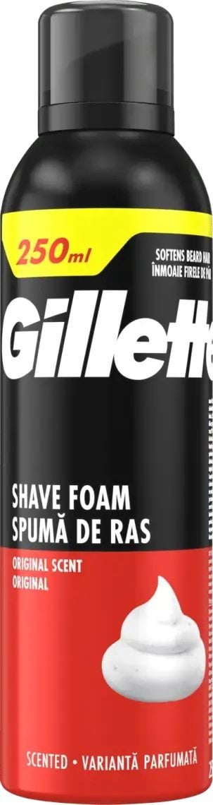 Gillette піна д/гоління Оріджинал Сент Регюлар, 250мл 2