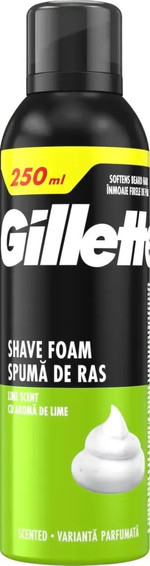 Gillette піна для гоління Аромат лайма, 250мл