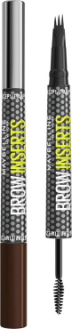 Средство для бровей 2 в 1 Maybelline New York Brow Inserts фиксирующий гель и фломастер 05 Deep Brown 1.25 мл фото 9